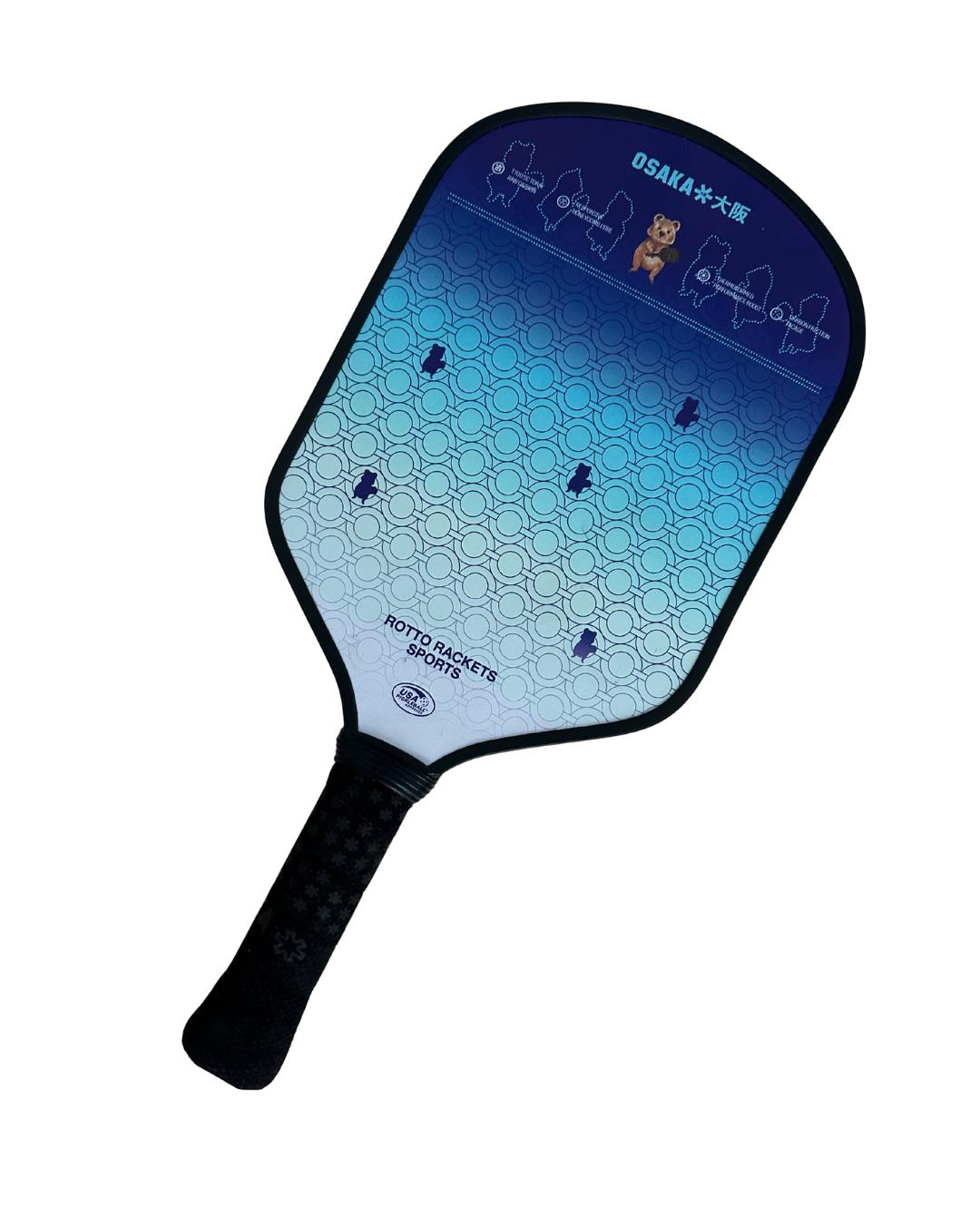 Rotto x Osaka carbon pickleball paddle inspired by Rottnest Island